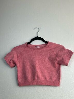 Women’s Red Short Sleeve Cropped Top